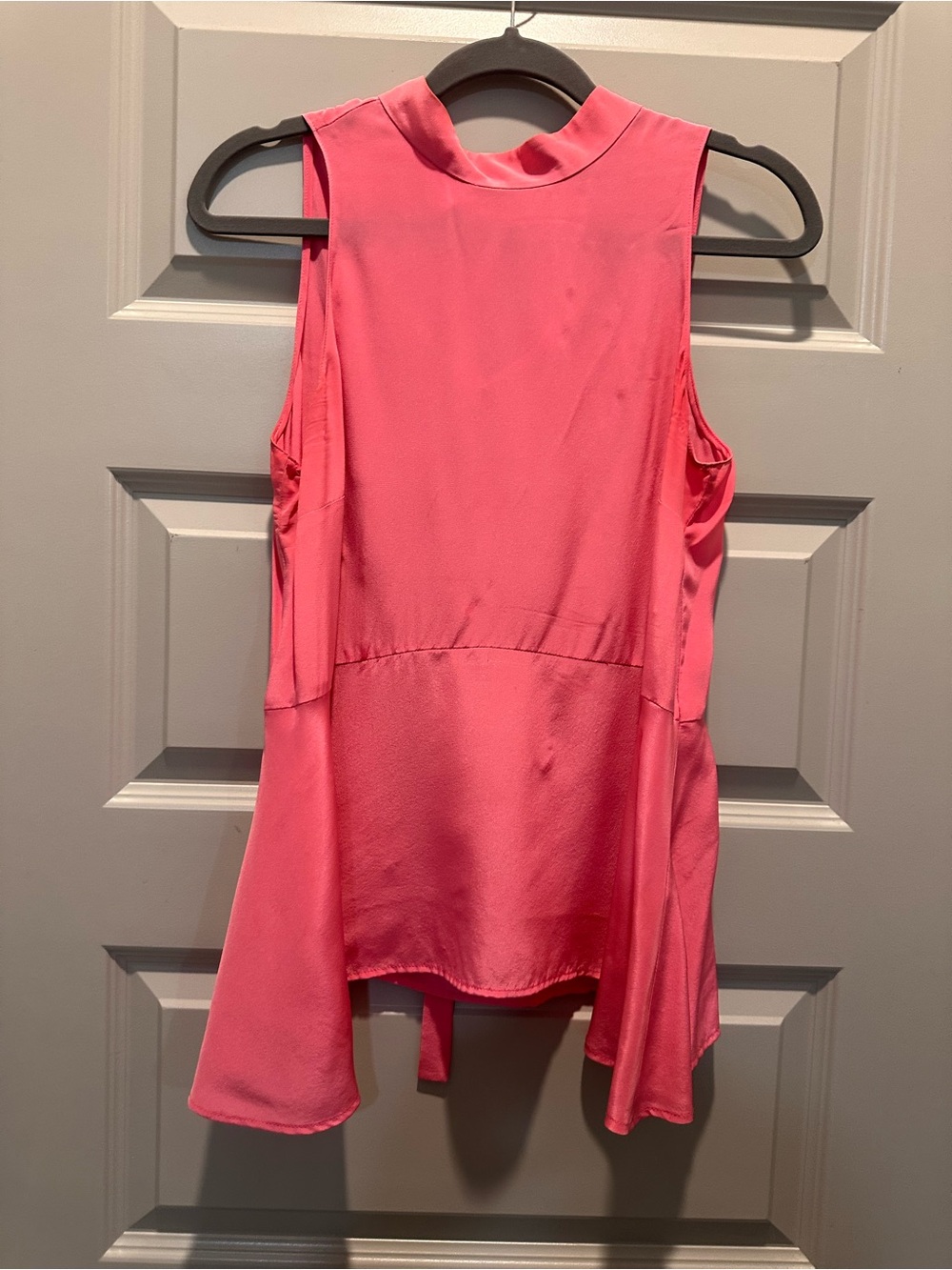 ANTONIO MELANI Sleeveless Pink High-Neck Swing Top